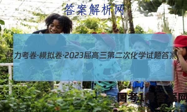 群力考卷·模拟卷·2023届高三第二次化学试题答案