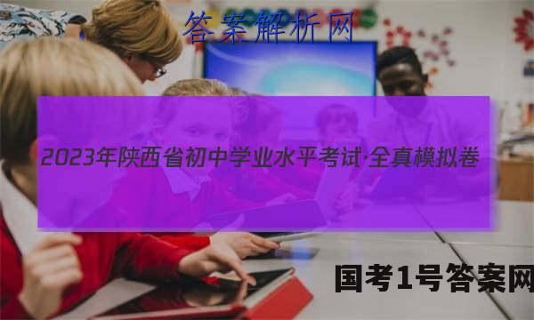 2023年陕西省初中学业水平考试·全真模拟卷（一）B版历史试卷 答案(更新中)